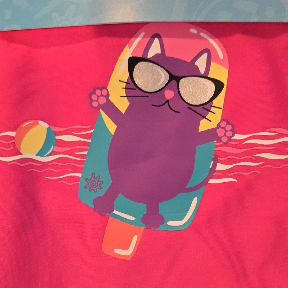 UV Skinz Pink Kids Rashguard Set - Picture 3 of 4